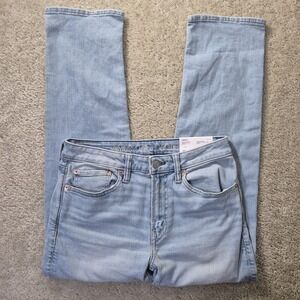 American Eagle Airflex Plus Jeans ACTUAL 29/29 Athletic Straight Light Wash New